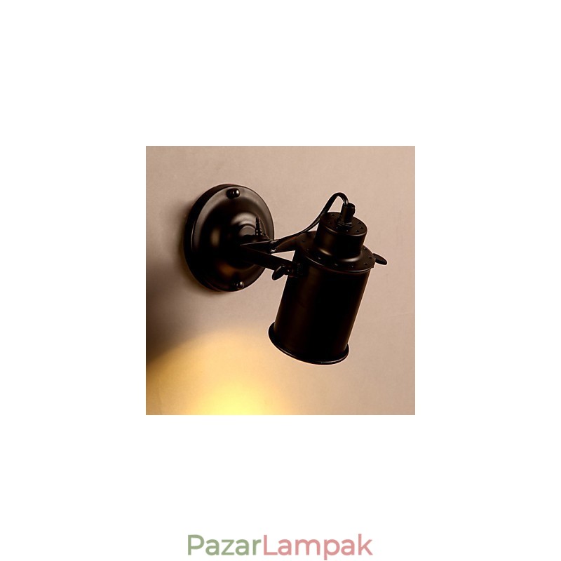 Vintage fali lámpa Ipari fekete kovácsoltvas fali lámpa Retro Econce Fixturedison lámpa folyosó fali világítás
