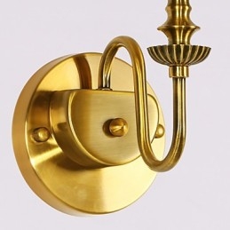 Klasszikus hálószoba fali lámpák Egyszerű fém nappali fali lámpák bár kávézó folyosó erkély fali lámpa