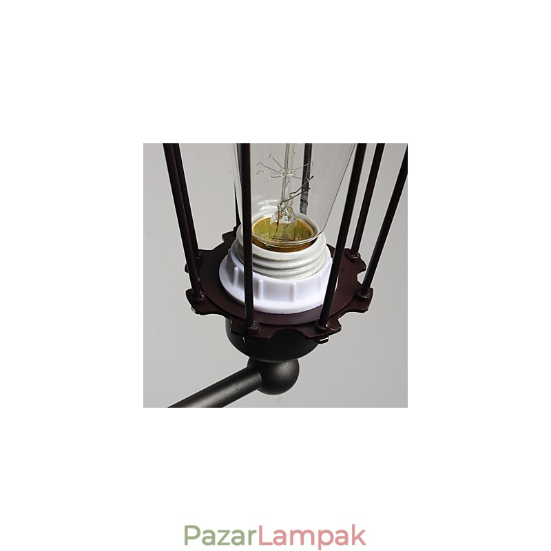 Loft amerikai Country Iron Art Antik fali lámpa ipari lámpák