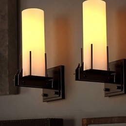 Loft szerződéses és kortárs retro személyiségű gyertyatartó fali lámpa
