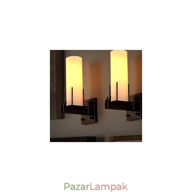 Loft szerződéses és kortárs retro személyiségű gyertyatartó fali lámpa