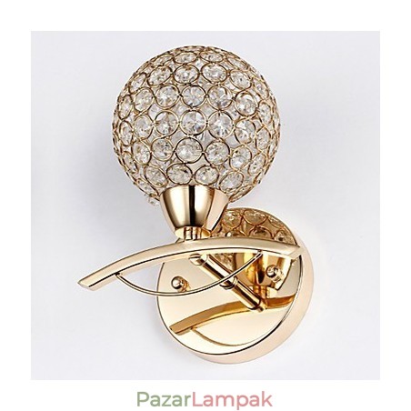 Falikarok Olvasó fali lámpák Kristály Mini stílusú Modern kortárs fém