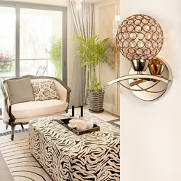 Falikarok Olvasó fali lámpák Kristály Mini stílusú Modern kortárs fém