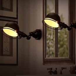 A kreatív iparágak összecsukható személyiségű retro folyosói fali lámpái