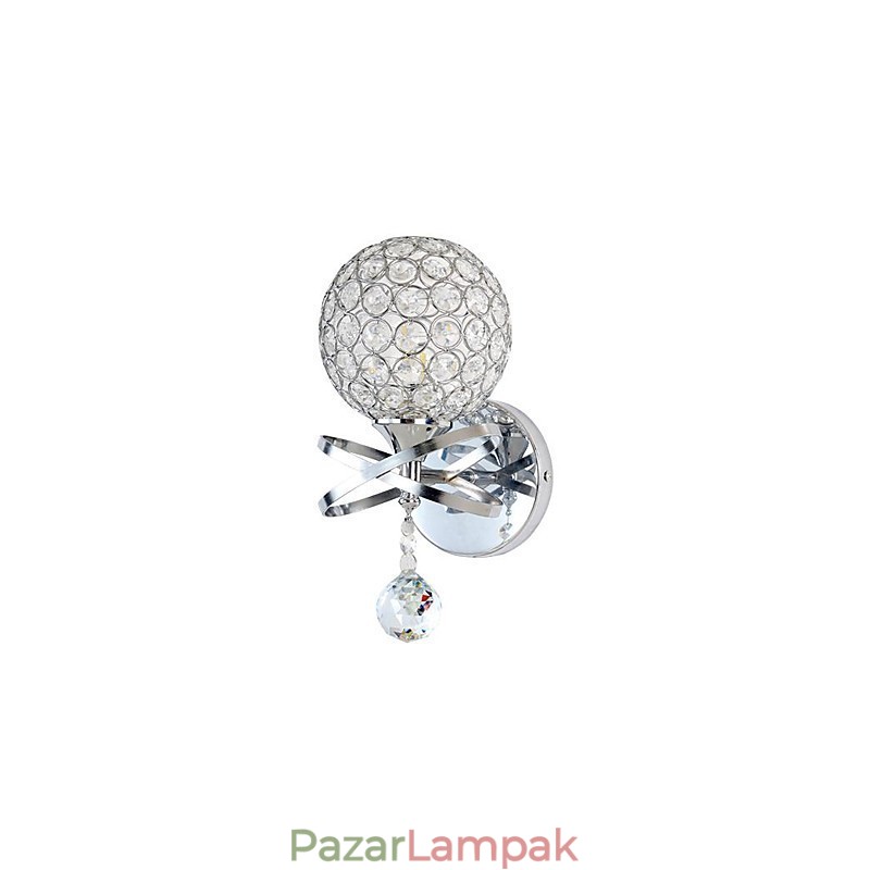 Modern modern G9 fém kristály falikarok