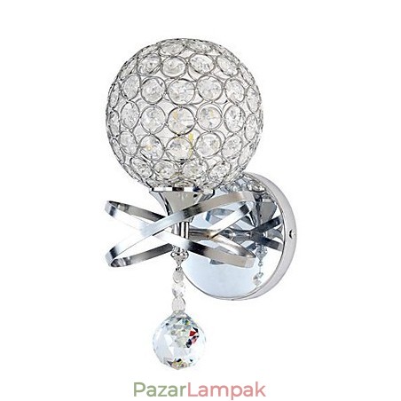 Modern modern G9 fém kristály falikarok