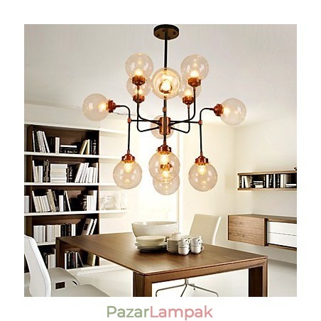 Magic Beans Droplight Creative of Individual Character Lámpa Kovácsoltvas Ipari Szél