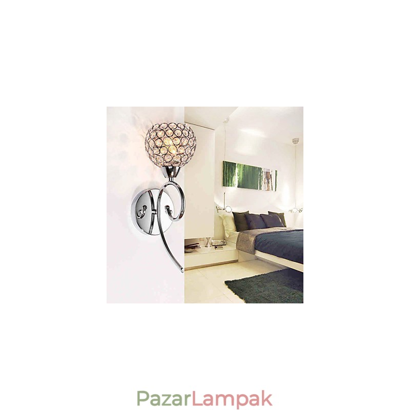 Falikarok Olvasó fali lámpák Kristály Mini stílusú Modern kortárs fém