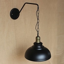 Egyszerű és kreatív egyéniség Fali lámpa Ipari lánc Amerikai Retro Iron Aisle Hálószoba Éjjeli fali lámpa