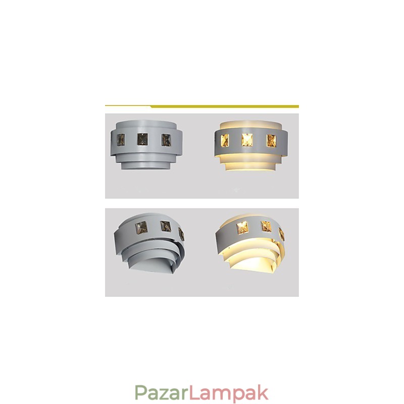 Mini stílusú, modern kortárs fém falikarok