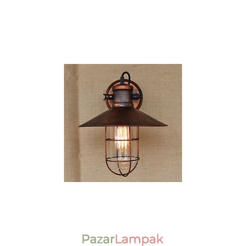 Loft ipari raktár Kreatív Nappali Erkély Szél Ferruginous Nosztalgikus Retro Lelkészi Lépcső Fali lámpa