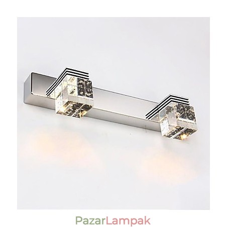 Falikarok Fürdőszoba világítás Fali alátétek Crystal Mini Stílus Modern Kortárs Fém Falikarok Fürdőszoba világítás Fali alátétek Crystal Mini Stílus Modern Kortárs Fém
