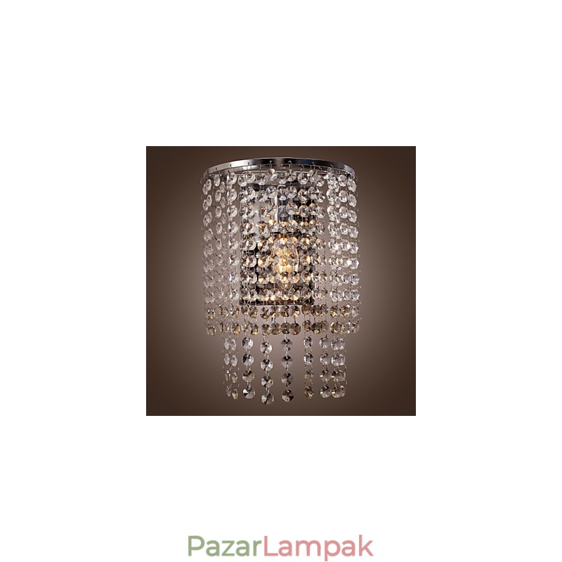 Kortárs kristály fali lámpa 1 lámpával