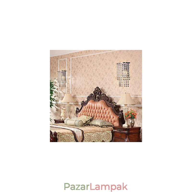 Kortárs kristály fali lámpa 1 lámpával