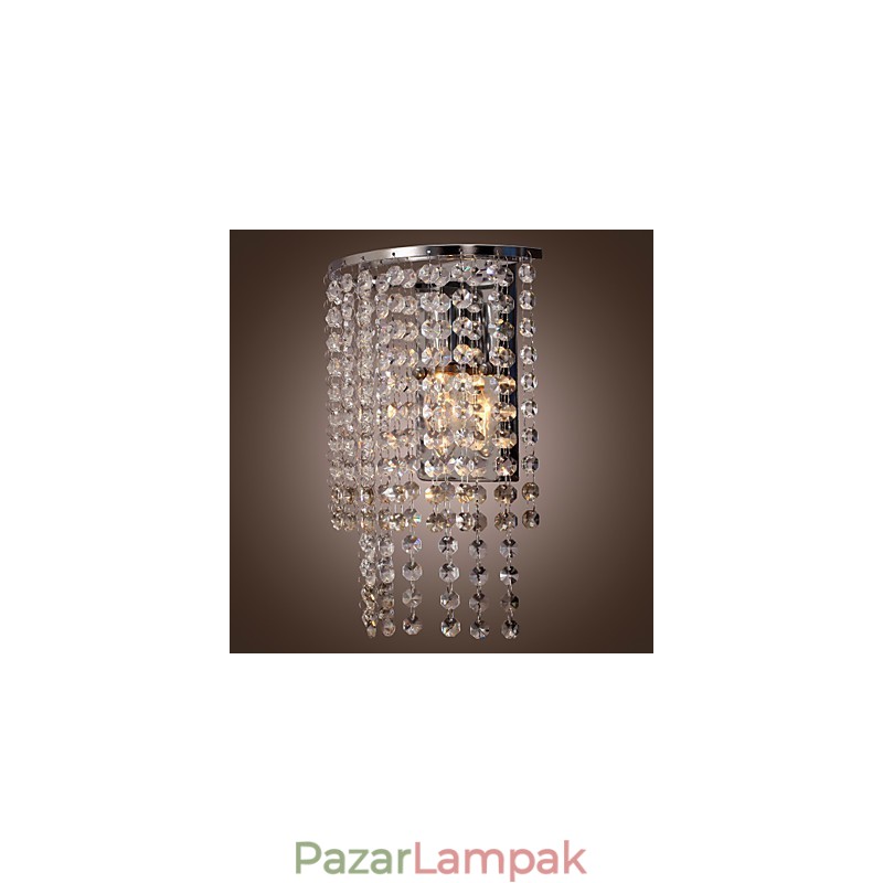Kortárs kristály fali lámpa 1 lámpával