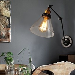 Kreatív Rural Loft Retro Titan Section dupla fali lámpa