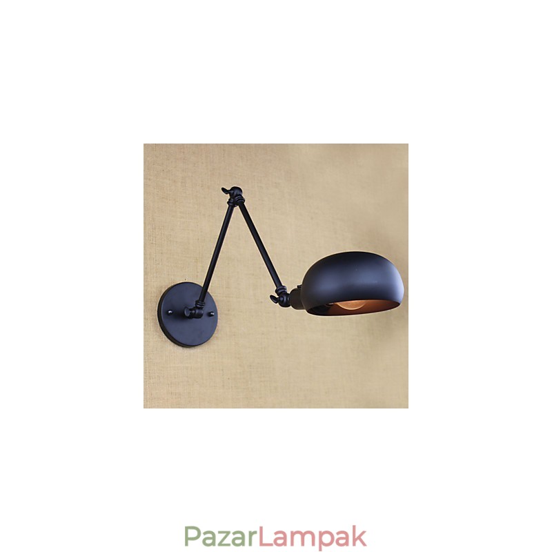 Ott vannak a dupla kapcsoló hosszú karja, minimalista Európában személyre szabott retro divatos világítás vasfal
