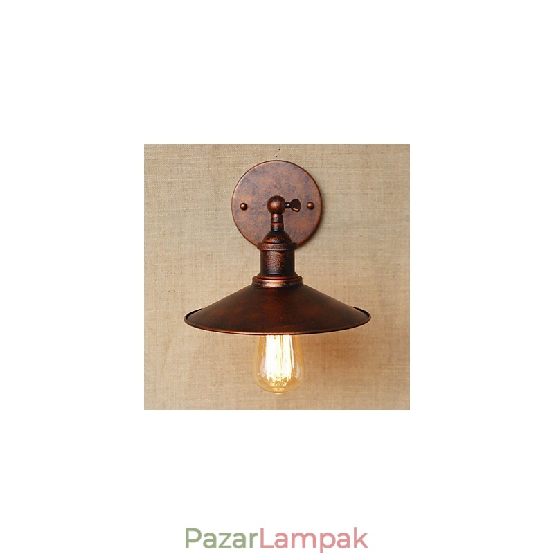 Minimalista ipari stílusú villa a templom előtt, folyosón Nosztalgikus esernyő Vörös bronz dekoratív falikar