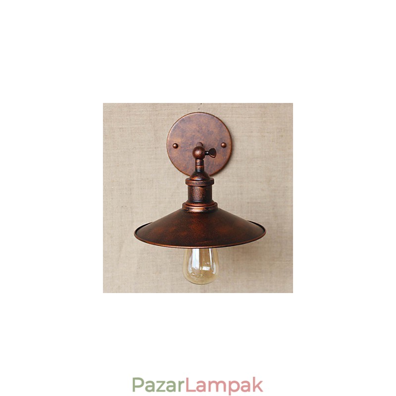 Minimalista ipari stílusú villa a templom előtt, folyosón Nosztalgikus esernyő Vörös bronz dekoratív falikar