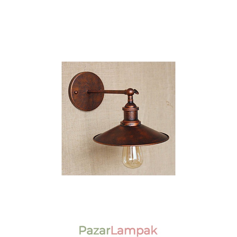 Minimalista ipari stílusú villa a templom előtt, folyosón Nosztalgikus esernyő Vörös bronz dekoratív falikar