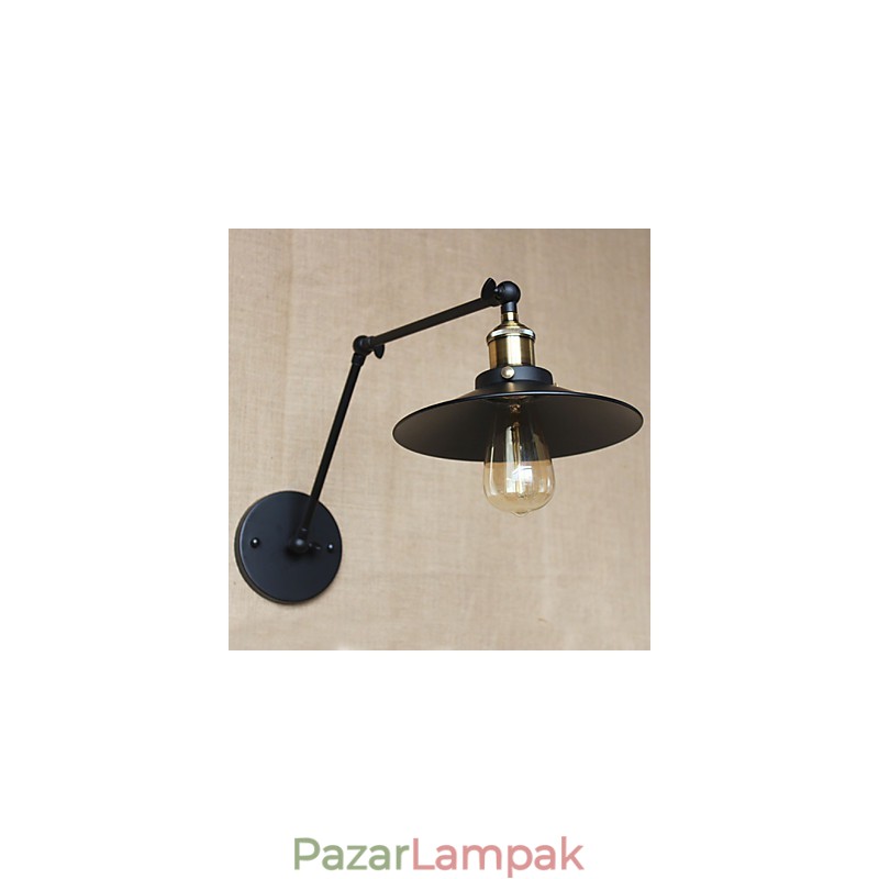 Kreatív nosztalgikus retro hosszú kar, ipari típusú összecsukható visszahúzható fal