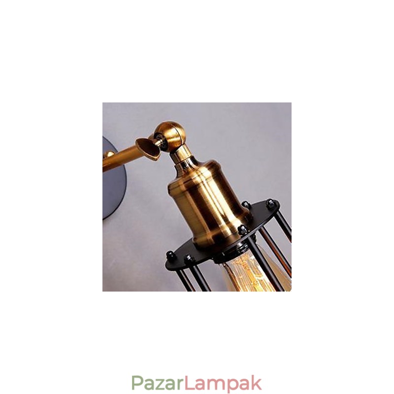Irodalom és Művészet Karakter tervező Vas keretes fali lámpa