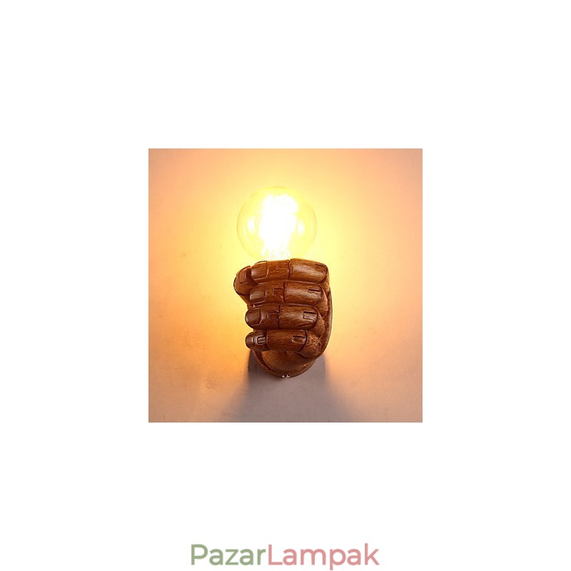 Európai fali kreatív Retro ökölfali lámpák