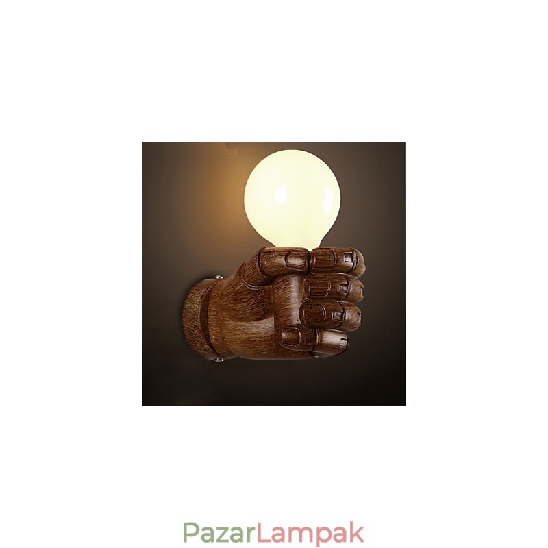 Európai fali kreatív Retro ökölfali lámpák
