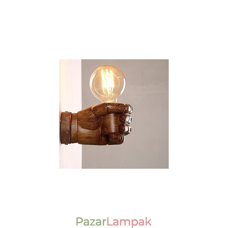Európai fali kreatív Retro ökölfali lámpák