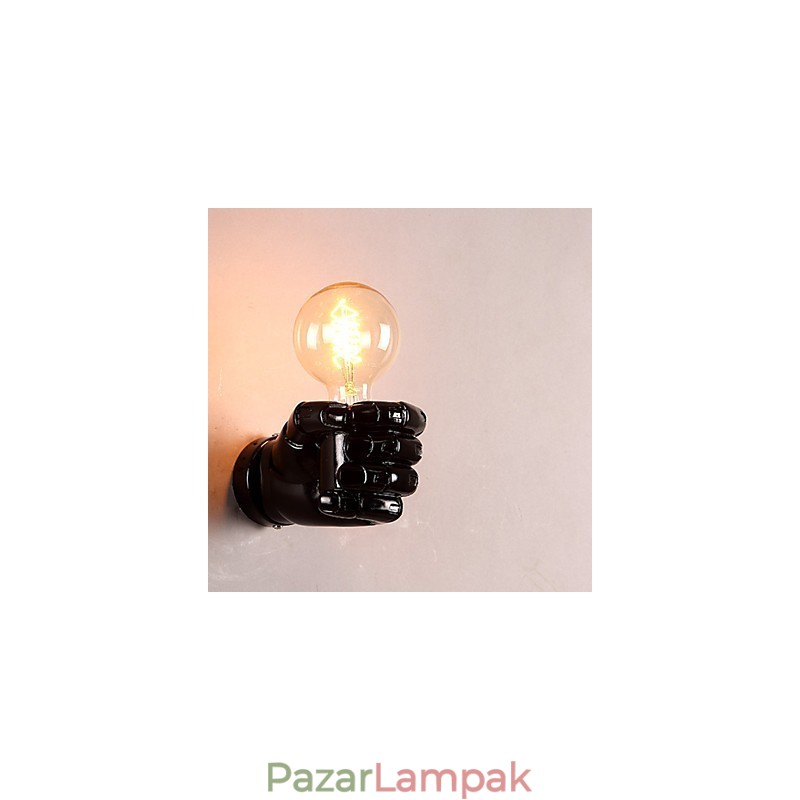 Európai fali kreatív Retro ökölfali lámpák
