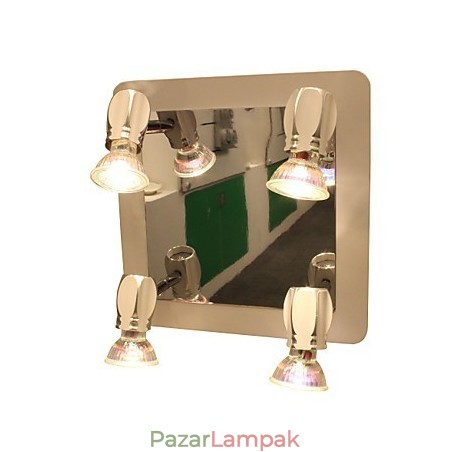 Modern króm fali lámpák fürdőszobai lámpák 4 lámpával Modern króm fali lámpák fürdőszobai lámpák 4 lámpával