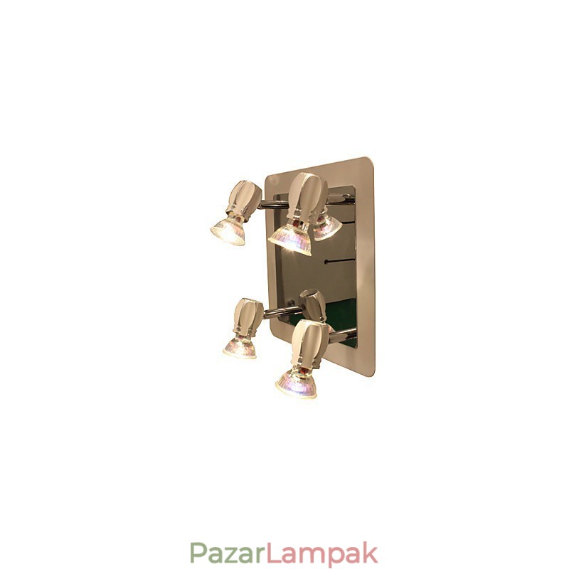 Modern króm fali lámpák fürdőszobai lámpák 4 lámpával