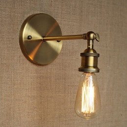 Amerikai bár Kávézó Étterem Éjjeli Minimalista Aisle Bronz Kovácsoltvas Falikar