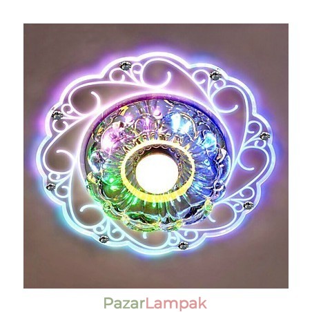 Kristály mennyezeti lámpa spotlámpa SMD 3W kreatív lámpacső fény színes színes kupola fény Kristály mennyezeti lámpa spotlámpa SMD 3W kreatív lámpacső fény színes színes kupola fény