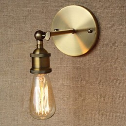 Amerikai bár Kávézó Étterem Éjjeli Minimalista Aisle Bronz Kovácsoltvas Falikar