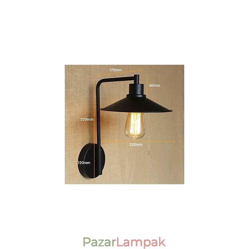 Retro dekoratív kovácsoltvas falikar