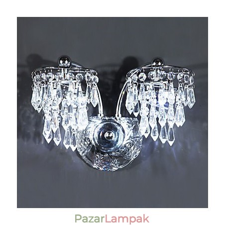 Kristály falikarok modern kortárs fémből Kristály falikarok modern kortárs fémből