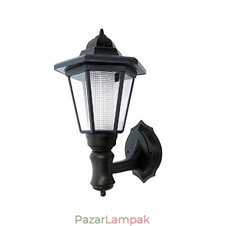 Solar Power Wall Light Black Shade Solar Power Wall Light Black Shade