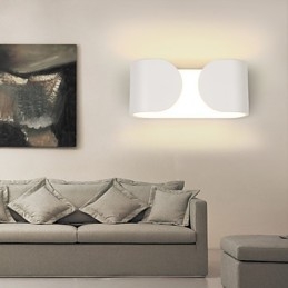 6 W-os fali lámpák modern kortárs fémből