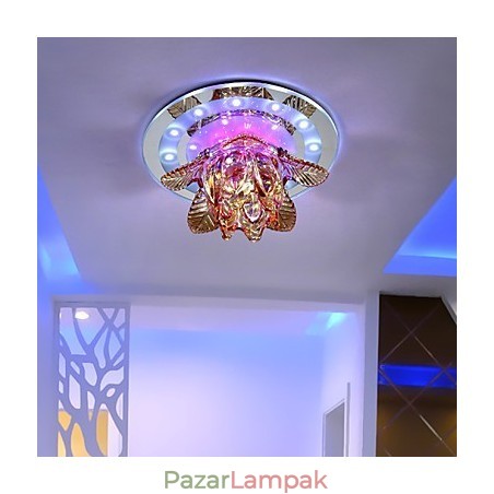Circular Crystal Idea mennyezeti lámpacső lámpa a dómlámpa fényének elnyelésére Circular Crystal Idea mennyezeti lámpacső lámpa a dómlámpa fényének elnyelésére