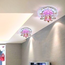 Circular Crystal Idea mennyezeti lámpacső lámpa a dómlámpa fényének elnyelésére