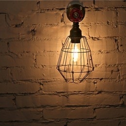 Vintage ipari vízcső fali lámpák Loft Edison Light bár étterem fali lámpatestek világítás
