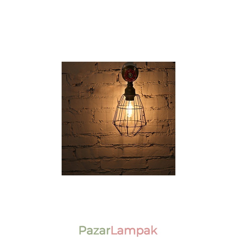 Vintage ipari vízcső fali lámpák Loft Edison Light bár étterem fali lámpatestek világítás