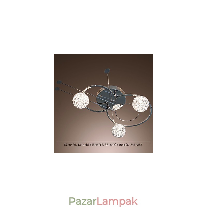 Modern, modern, galvanizált süllyesztett tartó