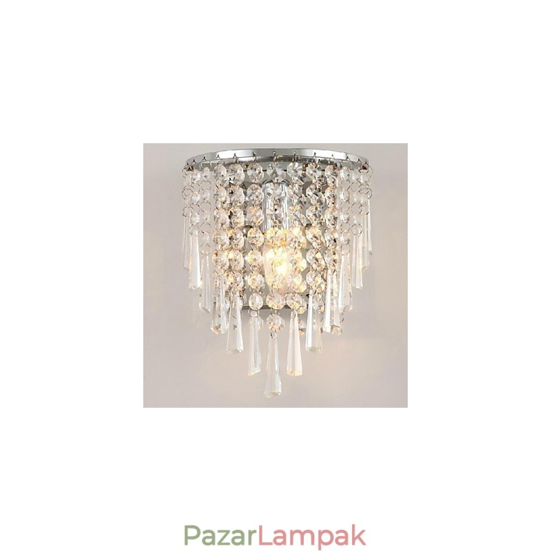 Modern divat Kristály fali lámpák Ágyvilágítás Kristály fali lámpa