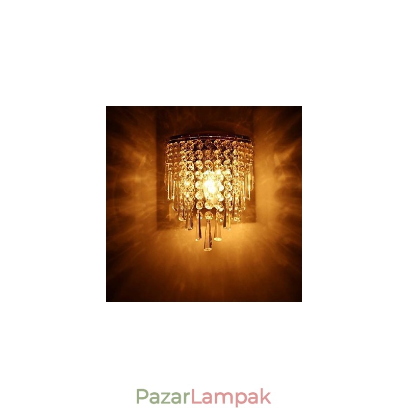 Modern divat Kristály fali lámpák Ágyvilágítás Kristály fali lámpa