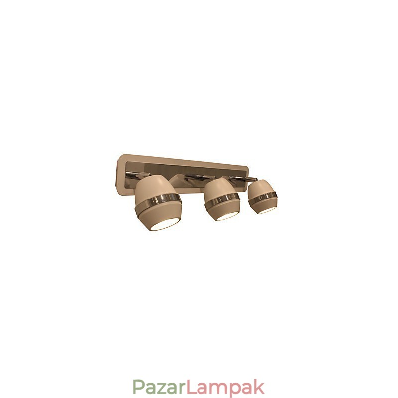 Modern gömb alakú króm fali lámpák fürdőszobai lámpák 3 lámpával