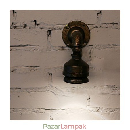 Loft vas vízcső lámpa fali lámpa Ipari vintage fali lámpatestek otthoni beltéri világításhoz Loft vas vízcső lámpa fali lámpa Ipari vintage fali lámpatestek otthoni beltéri világításhoz