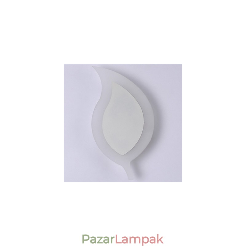 Kreatív egyszerű divat, modern akril összehúzott fali lámpa ötvözet, kis levelek, könnyű