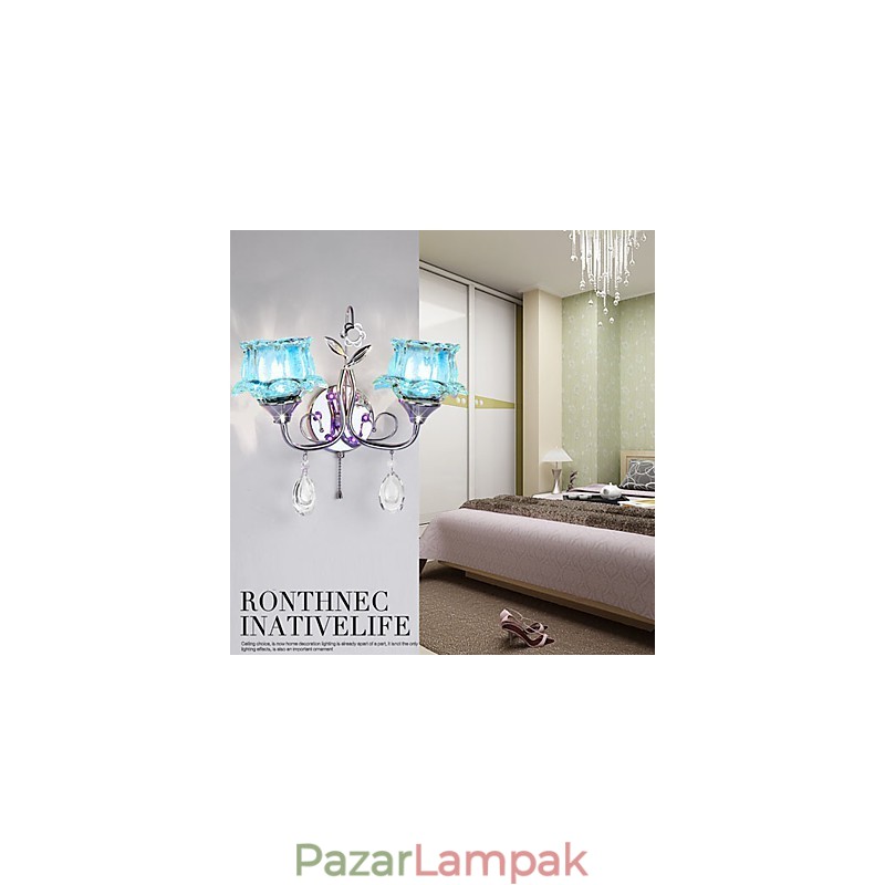 Kreatív kortárs és szerződéses kreatív kristály fali lámpák